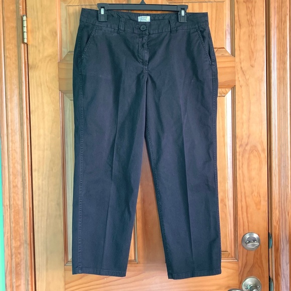 Women’s size 8 Crown and Ivy gently used Charlotte black pants with pockets - Picture 1 of 8